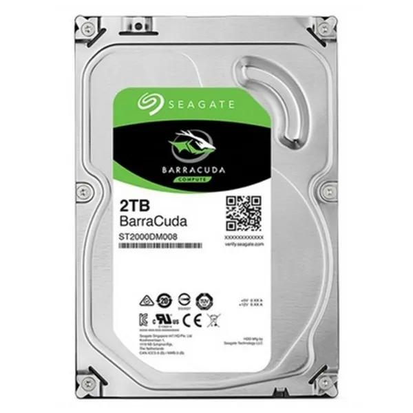 Cietais Disks Seagate ST2000DM008 2 TB 7200 rpm 2 TB HDD 2 TB 3,5" 2,5" 3.5"