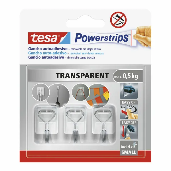 Ripustuskoukku TESA Powerstrips S Itseliimautuvat