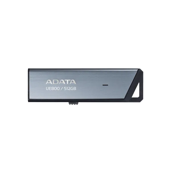 USB Zibatmiņa Adata AELI-UE800-512G-CSG 512 GB Melns Sudrabains