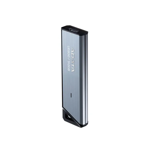 USB Zibatmiņa Adata AELI-UE800-512G-CSG 512 GB Melns Sudrabains