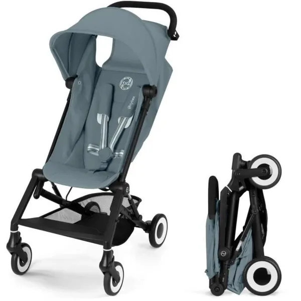 Bērnu ratiņi Cybex Zils + 6 mēneši