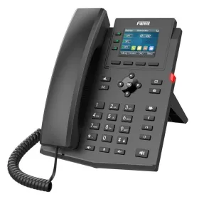 Fiksuotojo ryšio telefonas Fanvil X303-2 Juoda