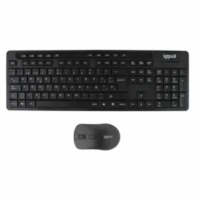 Клавиатура и мышь iggual WMK-BUSINESS2 Чёрный Испанская Qwerty
