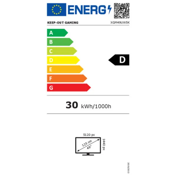 Monitorius KEEP OUT XGM49UW5K 5K2K WUHD 49" 4 ms