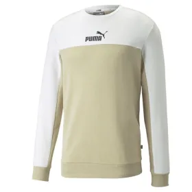Vyriškas džemperis be gobtuvo Puma ESS+ Block Crew Balta