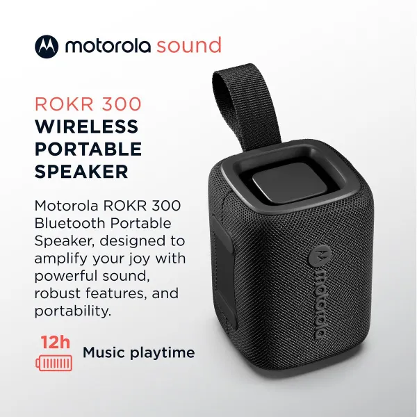 Portable Bluetooth Speakers Motorola ROKR 300