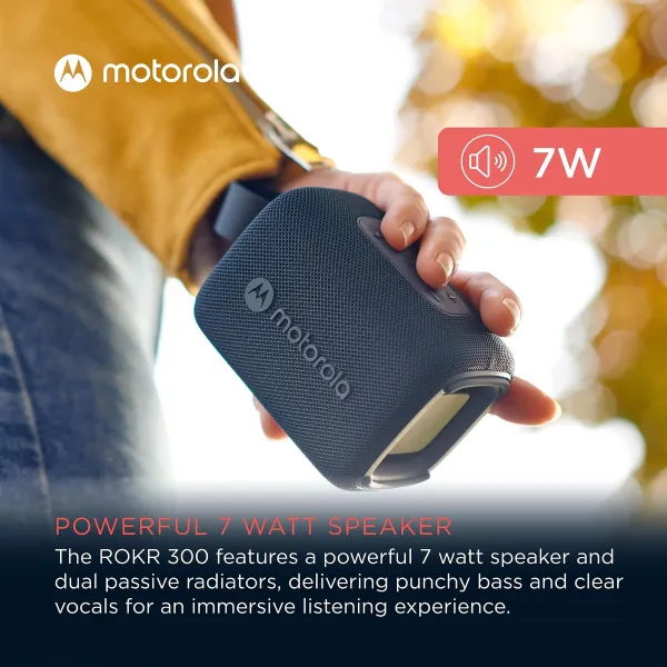 Nešiojamos Bluetooth garso kolonėlės Motorola ROKR 300 7 W Mėlyna