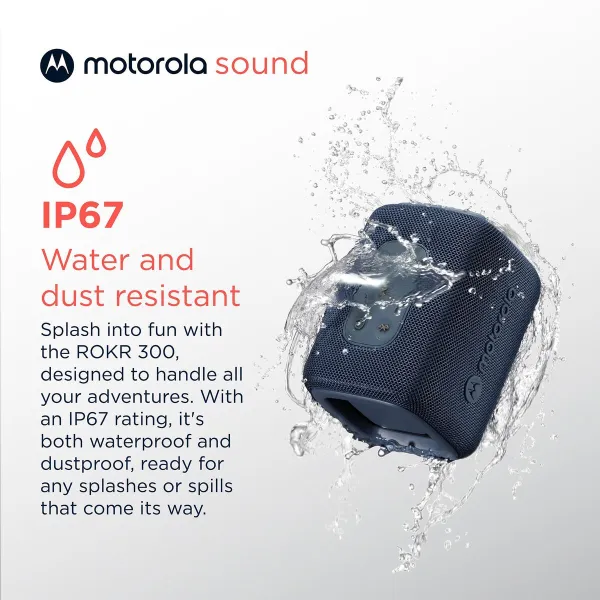 Nešiojamos Bluetooth garso kolonėlės Motorola ROKR 300 7 W Mėlyna