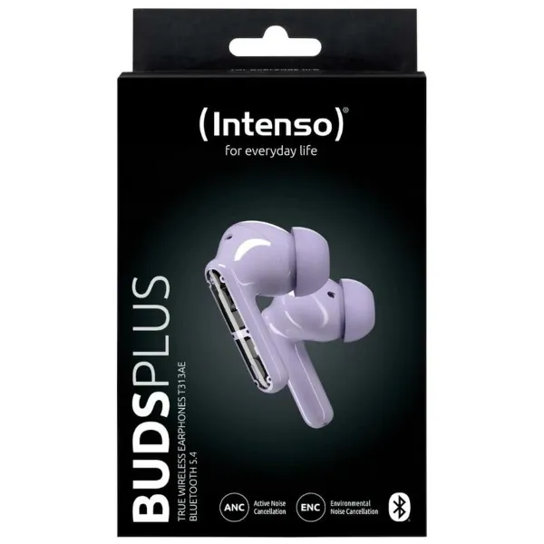 Kõrvaklapid Mikrofoniga INTENSO Buds Plus Lilla
