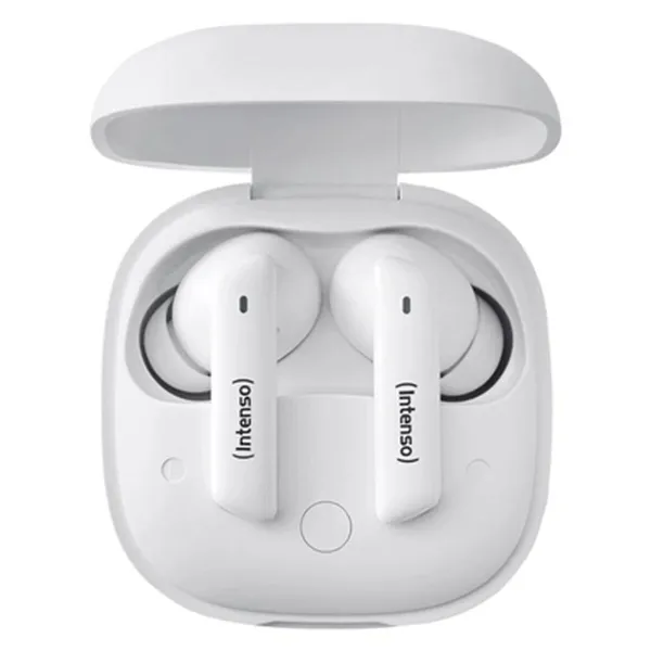 Ausinės su mikrofonu INTENSO Buds Pro Auriculares TWS H-ANC+ENC Juoda
