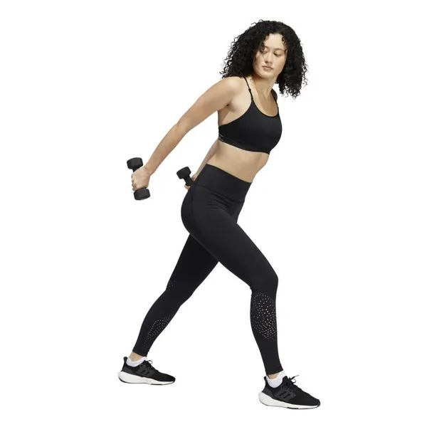 Sporta Krūšturis Adidas Aeroreact Ls P Melns