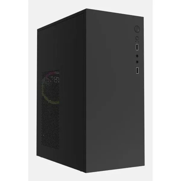ATX Pus-torņveida Kārba approx! APPC-205F Melns