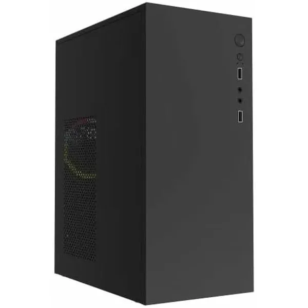 ATX Pus-torņveida Kārba approx! APPC-205F Melns