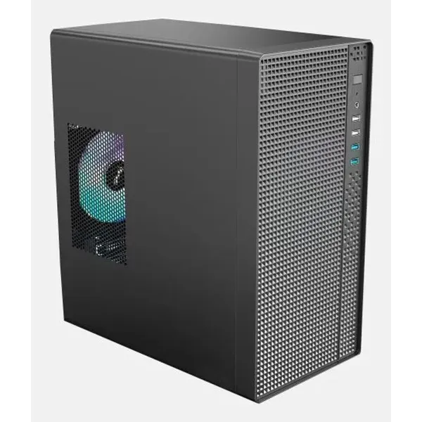 ATX pusiau bokšto tipo korpusas approx! APPC-901F X-STRONG 500W Juoda
