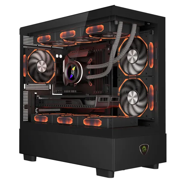 ATX Semi-tower Korpus KEEP OUT XC-301 GLASS Must