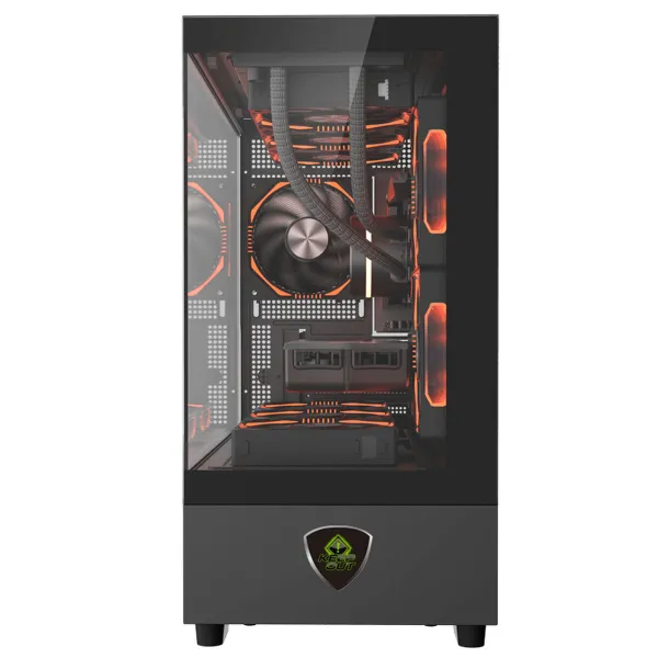 ATX Semi-tower Korpus KEEP OUT XC-301 GLASS Must