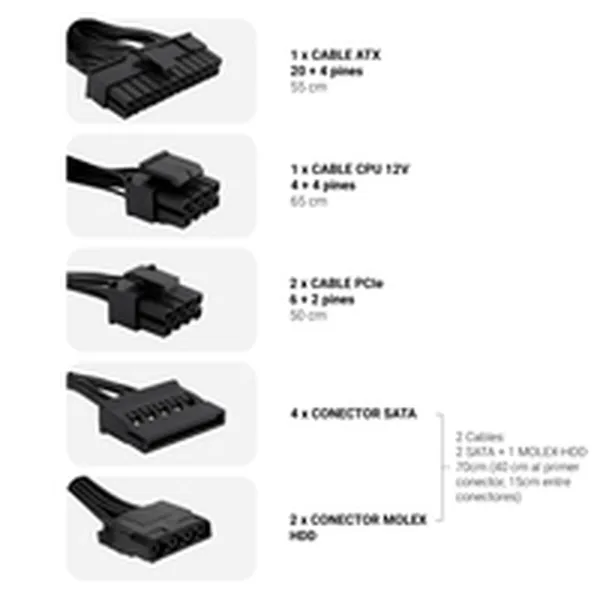 Maitinimo blokas CoolBox COO-FAPW3-650 650 W 6 W