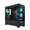 ATX pusiau bokšto tipo korpusas CoolBox COO-CHA-GA250-0 Juoda
