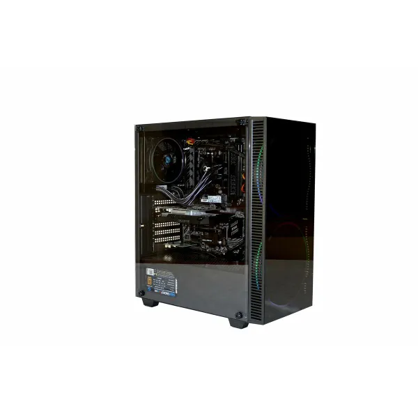 ATX pusiau bokšto tipo korpusas CoolBox COO-CHA-GA250-0 Juoda