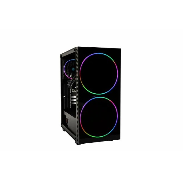 ATX pusiau bokšto tipo korpusas CoolBox COO-CHA-GA250-0 Juoda