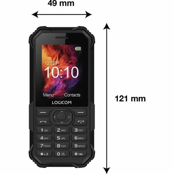Mobilusis telefonas Logicom XTREM_40_BK 2.4" Juoda