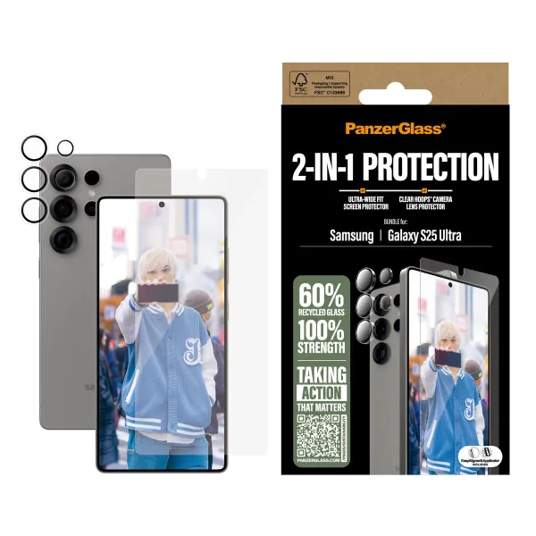 Защита для экрана для телефона PanzerGlass Samsung S25 Ultra