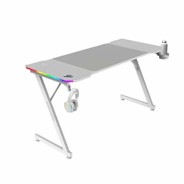 Письменный стол Gaming Mars Gaming ERGO Белый 140 x 60 cm
