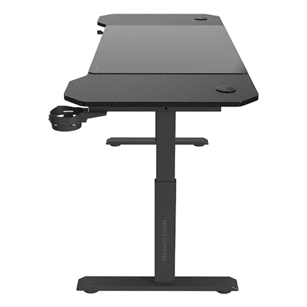 Galds Gaming Mars Gaming ERGO Melns 140 x 60 cm