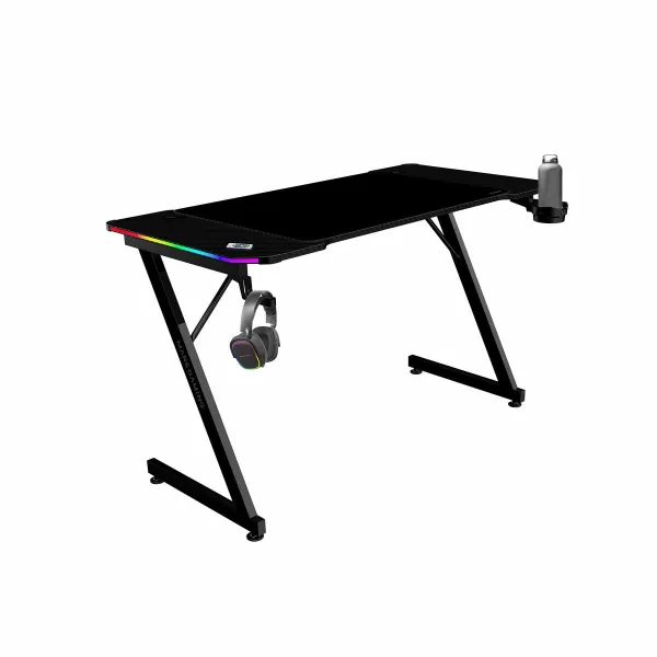 Desk Gaming Mars Gaming ESCRITORIO ERGO RGB Black 120 x 60 cm
