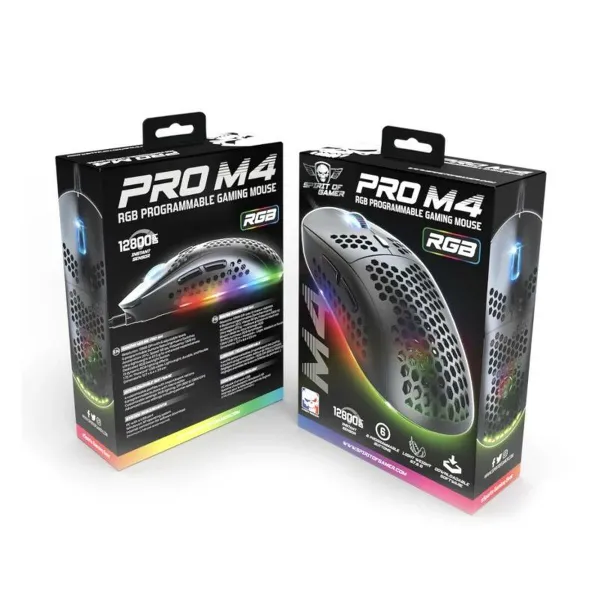 Pelė Spirit of Gamer Ratón Pro M4 Juoda