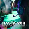 Austiņas ar Mikrofonu Spēlēm CoolBox COO-AUM-WB01-B Melns