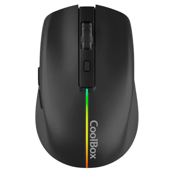 Juhtmevaba Hiir CoolBox COO-MOU-W01-B Must 1600 dpi