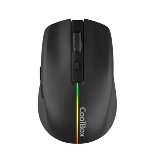 Juhtmevaba Hiir CoolBox COO-MOU-W01-B Must 1600 dpi