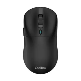 Juhtmevaba Hiir CoolBox COO-MOU-W03-B Must 10000 dpi