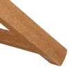 Деревянный шезлонг Springos DC0012 DSWY, пропитанный, желто-белая ткань