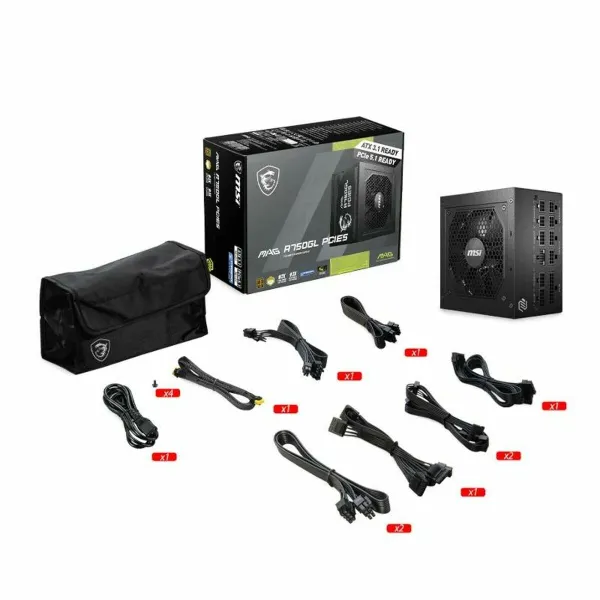 Maitinimo blokas MSI 306-7ZP8E11-CE0 750 W ATX 80 Plus Gold