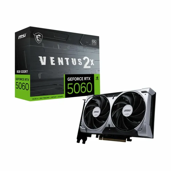 Vaizdo korta MSI RTX 5060 8G VENTUS 2X OC GEFORCE RTX 5060 8 GB GDDR7
