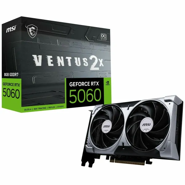 Vaizdo korta MSI RTX 5060 8G VENTUS 2X OC GEFORCE RTX 5060 8 GB GDDR7