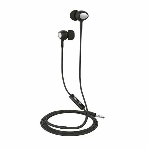 Ausinės su mikrofonu Celly UP500BK Juoda