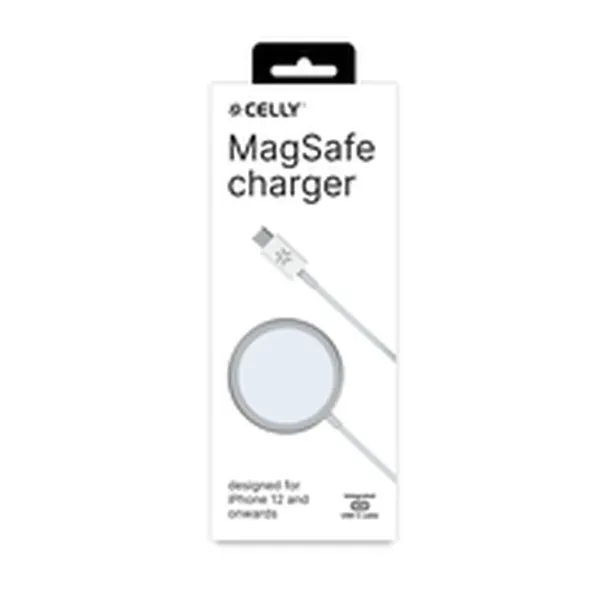 Cordless Charger Celly MAGCHARGEPRO White 15 W