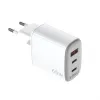Sienas Lādētājs Celly UPTC1USB2USBC65 Balts