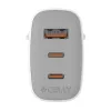 Sienas Lādētājs Celly UPTC1USB2USBC65 Balts