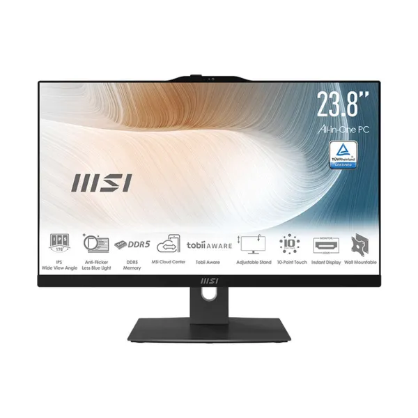 Viskas viename MSI AM242TP-1286XES 24'' Intel Core i5 16 GB RAM 512 GB Ispaniška Qwerty