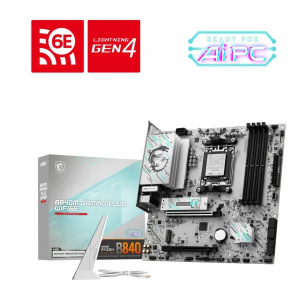 Mātesplate MSI B840M GAMING PLUS WIFI6E AMD AM5