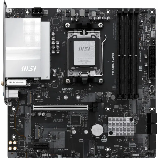 Pagrindinė plokštė MSI PRO B840M-P WIFI6E AMD AM5 AMD