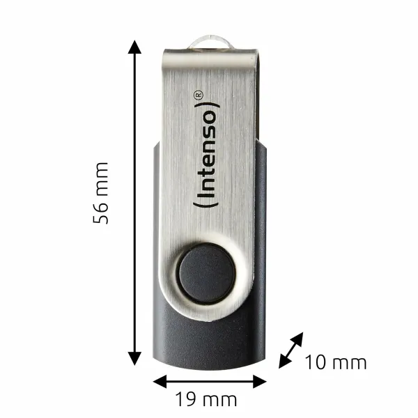 USB Zibatmiņa INTENSO Office Line 256 GB Melns