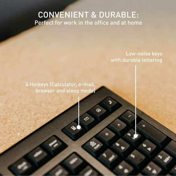 Bezvadu Klaviatūra Cherry JK-3000ES-2 Melns Spāņu Qwerty