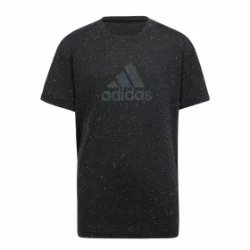 Lasten Lyhythihainen paita Adidas Musta