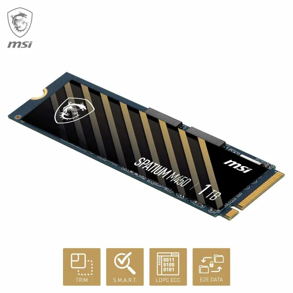Kõvaketas MSI SPATIUM M450 500 GB SSD
