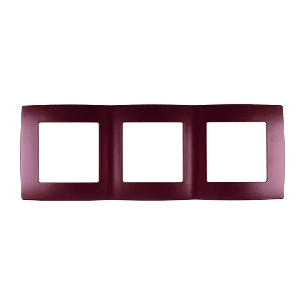 CITY TRIPLE PANEL, BORDO METALLIC